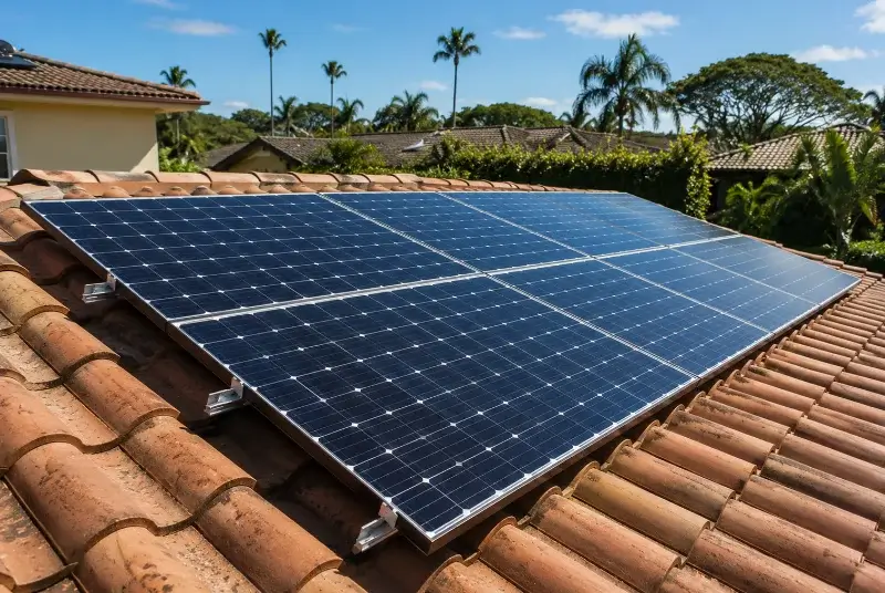 Installation de panneaux solaires à Palleville